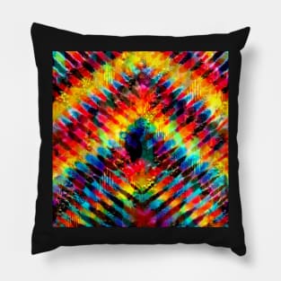 Astral Rainbow Tie Dye Pillow