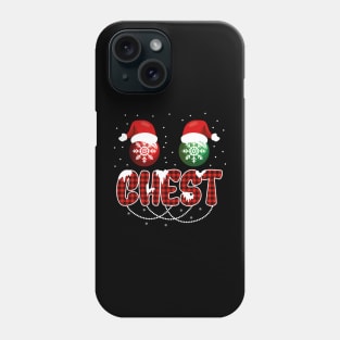 Funny Chest Nuts Couples Christmas Chestnuts Phone Case