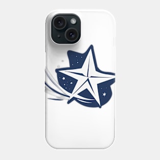 Shooting Star Navy Shadow Silhouette Anime Style Collection No. 443 Phone Case