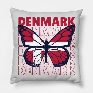 I Love Denmark // Danish Flag // Danish Pride Pillow