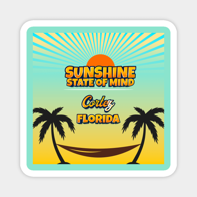 Cortez Florida - Sunshine State of Mind Magnet by Gestalt Imagery