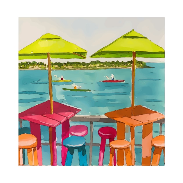 Key West Florida Umbrellas - WelshDesigns by WelshDesigns