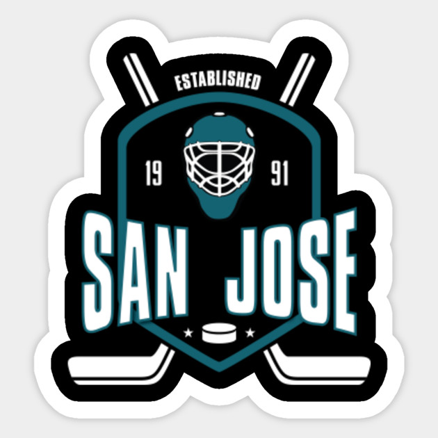 San Jose Sharks Hockey San Jose Sharks Sticker Teepublic