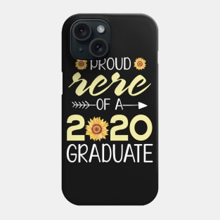 Sunflowers Proud Rere Of A 2020 Graduate Senior Student Happy Class Of School Last Day Of School Phone Case