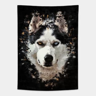 Siberian Husky Tapestry