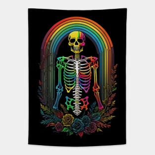 LGBTQ+ Skeleton Tapestry