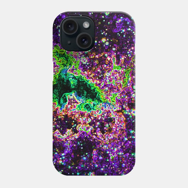 Black Panther Art - Glowing Edges 571 Phone Case by The Black Panther