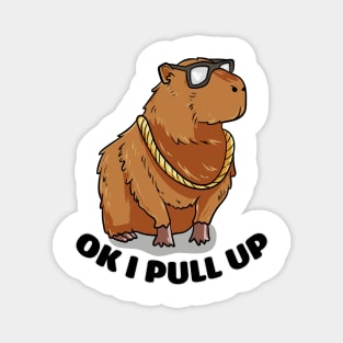 cool capybara Magnet