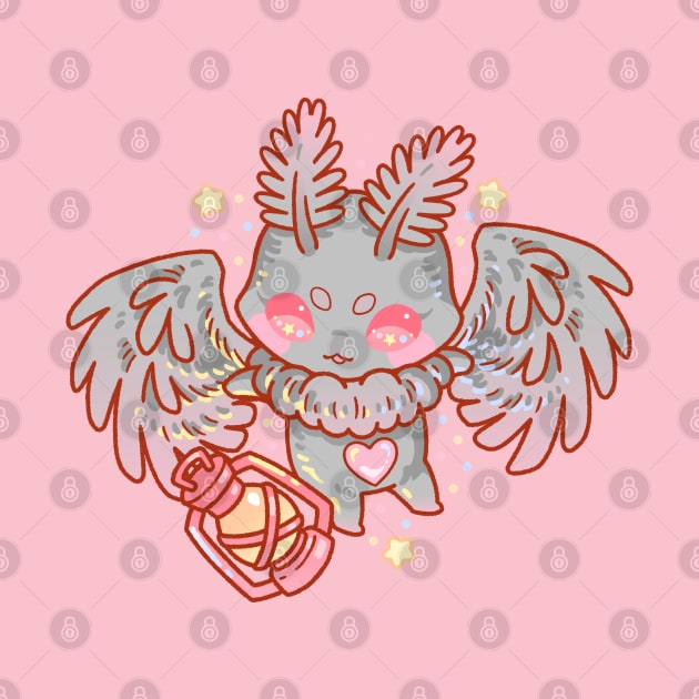 Kawaii Baby Mothman by Jennwhale