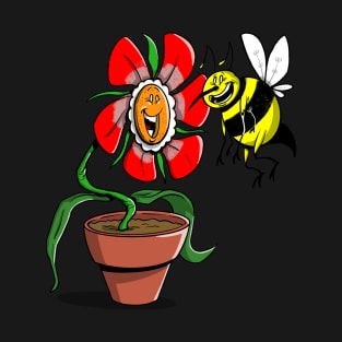 Flower and Bee T-Shirt