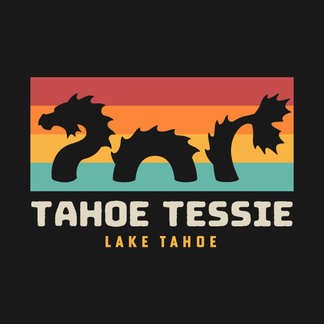 Tahoe Tessie Lake Tahoe Lake Monster California by PodDesignShop