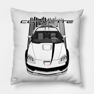 Corvette C6 ZR1 - Dark Transparent/Multi Color Pillow