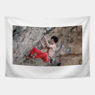 Adam Ondra Sending Painting Tapestry