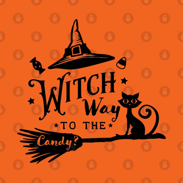 Halloween - Witch Way to the Candy? by Design By Leo