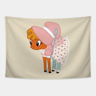 Little Strongheart as Bo Peep Tapestry