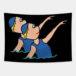 Synchro Swimming Tapestry