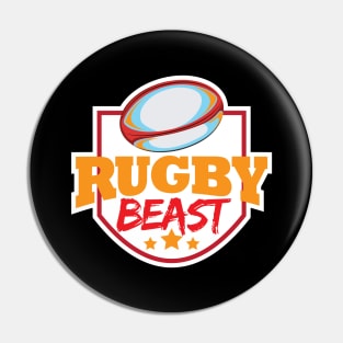 Rugby beast Pin