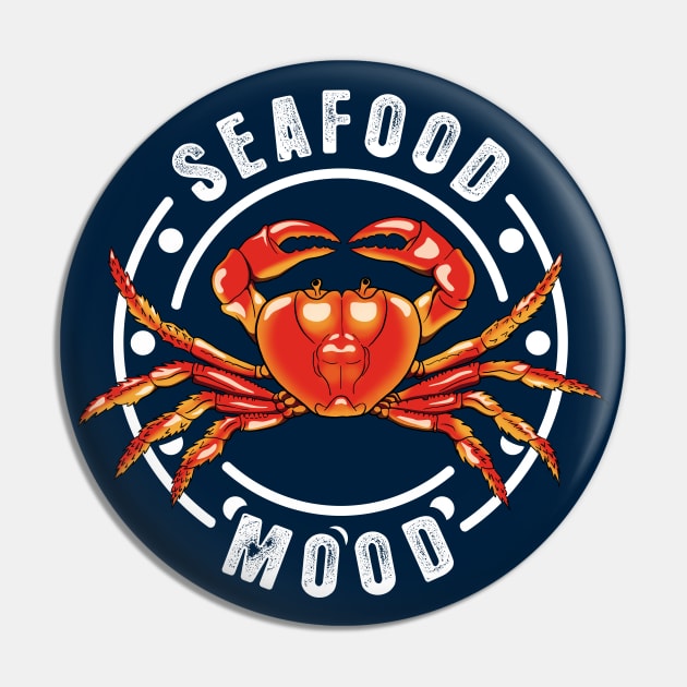 Seafood lover - Crab illustration Pin by TMBTM