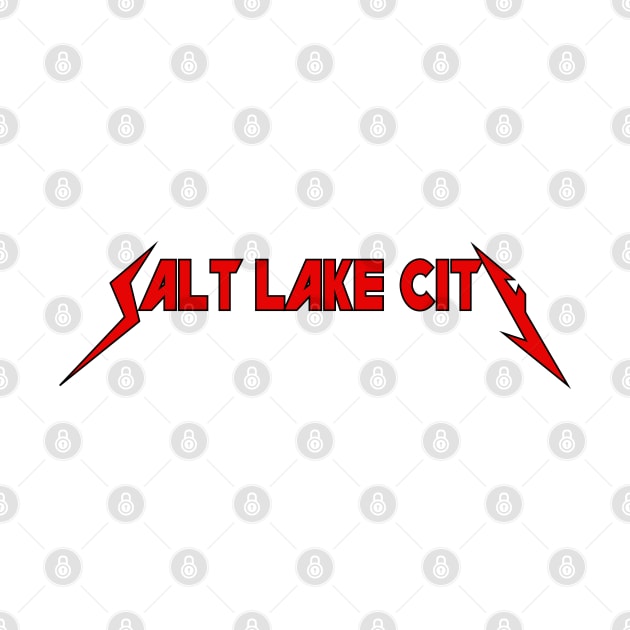 Salt Lake City - Typography Art by Nebula Station