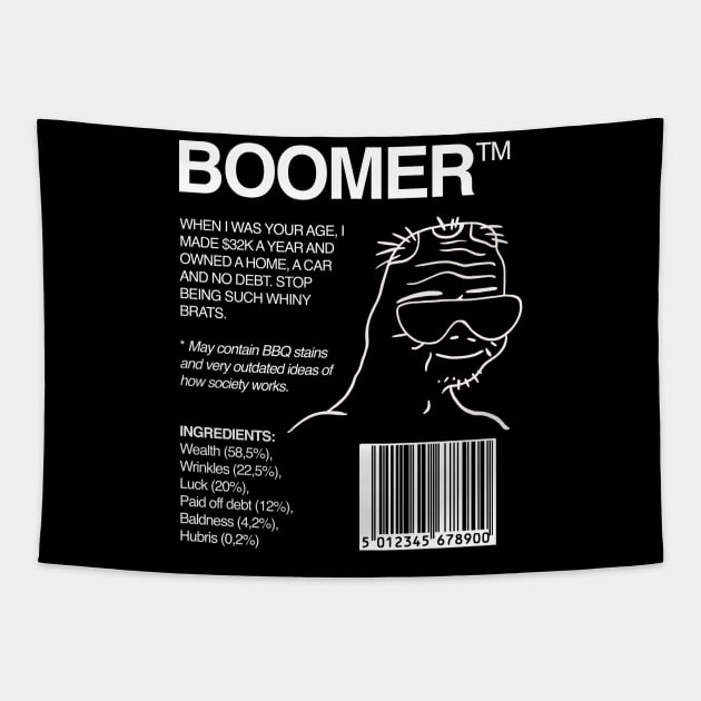 Boomer Package - Boomer Meme (Baby Boomers) - Gen Z Gen Y Tapestry by isstgeschichte