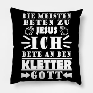 Klettern Felswand Kletterseil Extremsport Berge Pillow