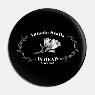 Scalia Since 2016 - White Text Pin