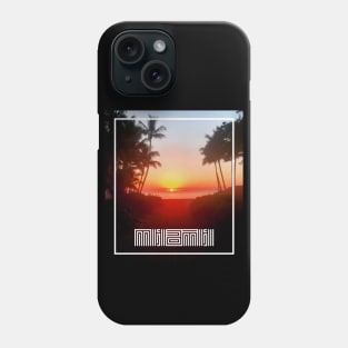 Miami Sunset or Sunrise? Phone Case