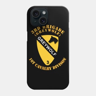 3rd Brigade - 1st Cav Div - Greywolf Phone Case