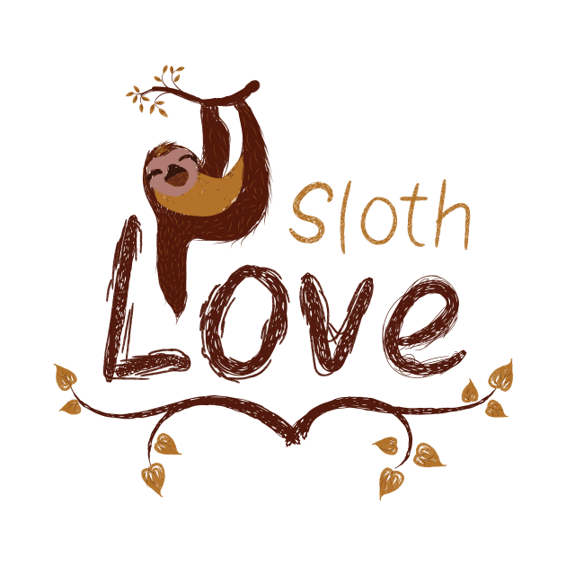 Sloth Love by Slothprint