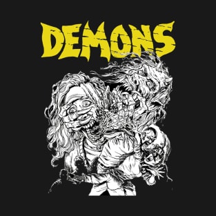 Demons - Pencil Art（1985）☆VHSGasm Video☆   HORROR MERCH T-Shirt