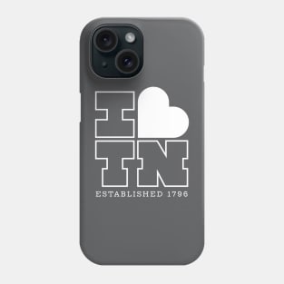 I Heart TN - White on Dark Gray Phone Case