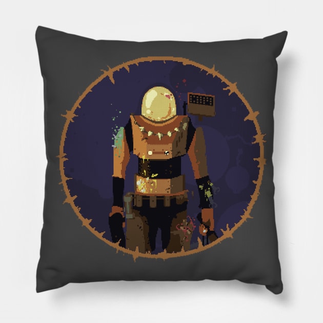 Risk of Rain Commando Pillow by MrDelta