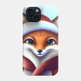 Cute Winter Fox Phone Case