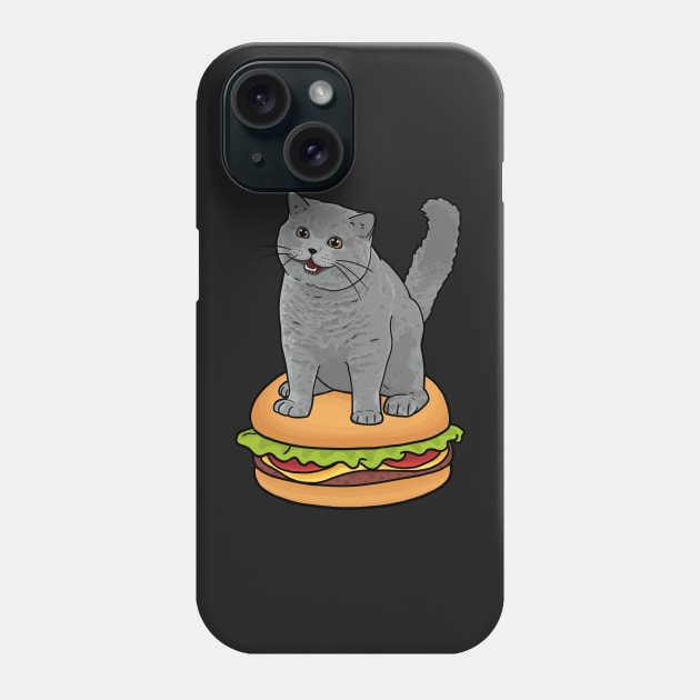 I CAN HAS CHEEZBURGER chubby meme cat Phone Case by sivelobanova