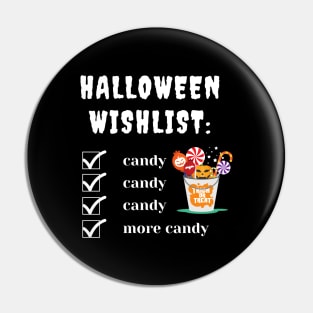 Halloween wishlist Pin