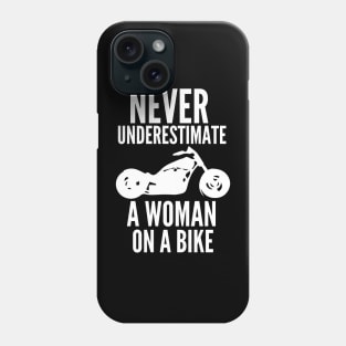 Never underestimate a woman Phone Case