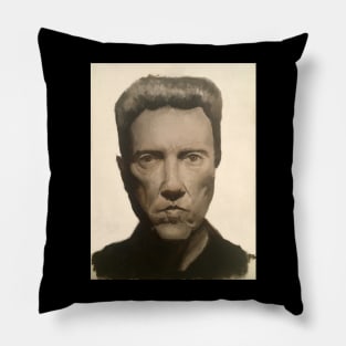 Christopher Walken famous photo oil portrait Pillow