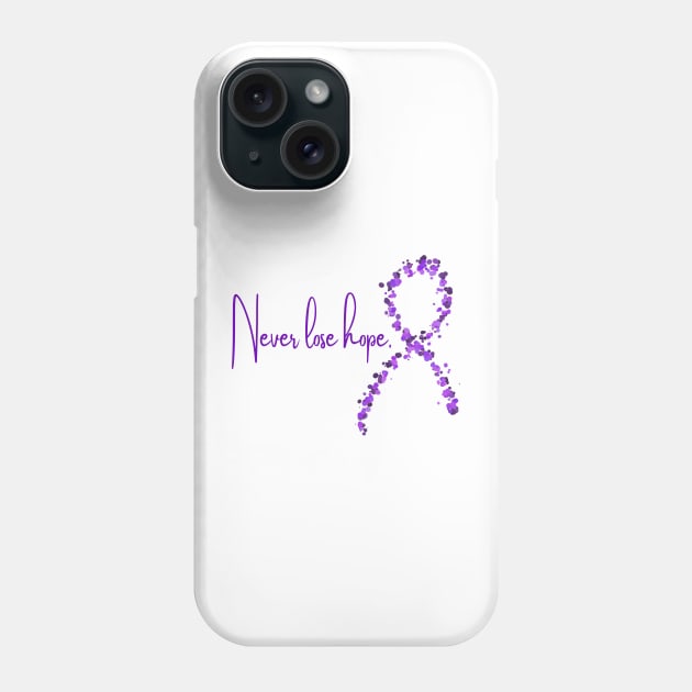 Never Lose Hope Phone Case by EggheadK8