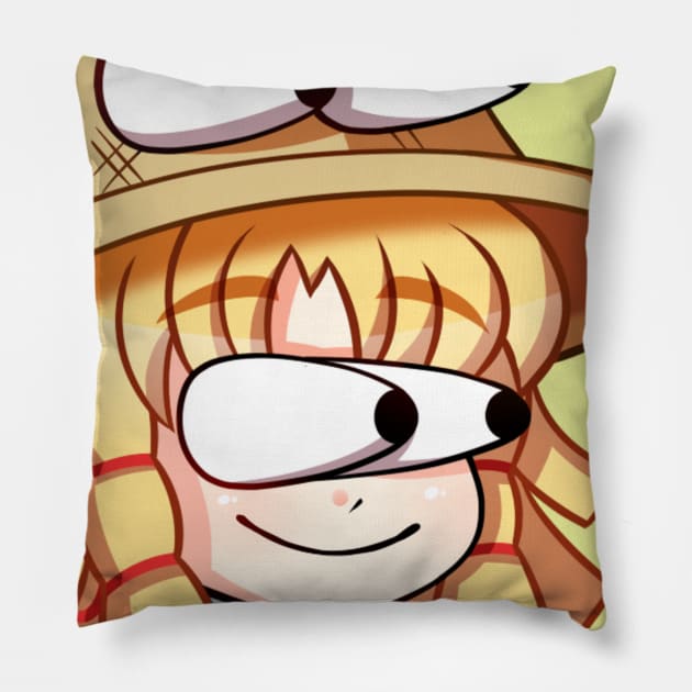 Suwako Moriya Awooga Pillow by colorful-kitten