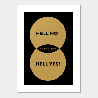 Affiches et Tirages d'art Venn Diagram | TeePublic FR