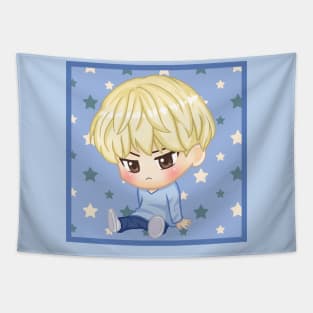 BTS KPOP JIMIN CUTE CHIBI CHARACTER Tapestry