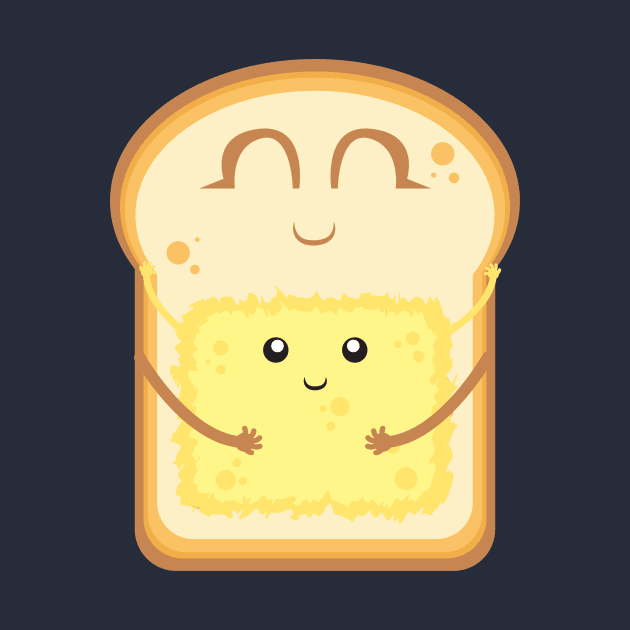 Breakfast butter toast by Alessandro Aru