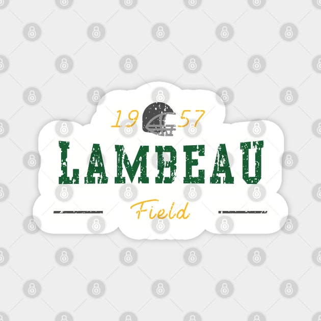 Lambeau Field Magnet by HomePlateCreative