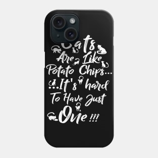 Cats Love Chips Phone Case