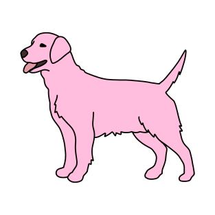 Pink Labrador T-Shirt