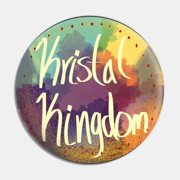 Shop Logo Pin by Kristal Kingdom