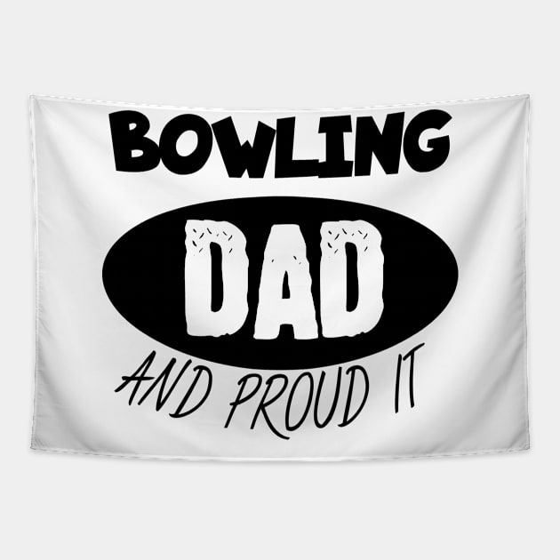 Bowling dad Tapestry by maxcode