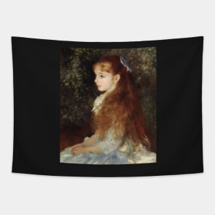 Portrait of Mademoiselle Irene Cahen d'Anvers by Renoir Tapestry