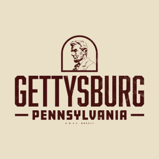 Gettysburg, Pennsylvania (Brown) T-Shirt