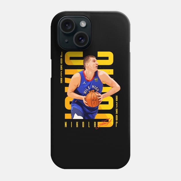 Nikola Jokic Phone Case by Juantamad